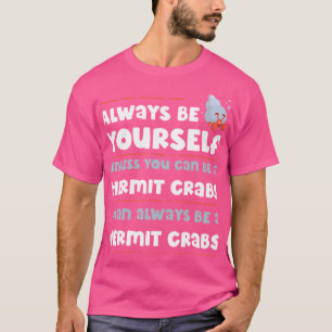 T-shirt Hermite Crabe Louvain Chemise Océan Animal Animaux