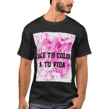 Hermosa camiseta decorada 