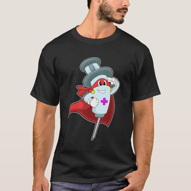T-shirt Hero as Nurse (Devant)
