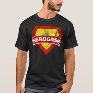 T-shirt Herogasm Funny Superhero T Design Vintage 
