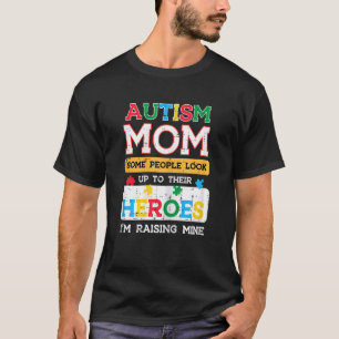 T-shirt Héroïnes mères de femmes autistes élevant la sensi