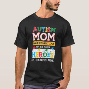 T-shirt Héroïnes mères de femmes autistes élevant la sensi