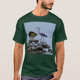 T-shirt Héron bleu sur le poulailler