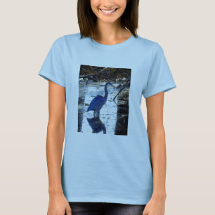 T-shirt héron de grand bleu