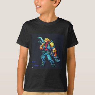 T-shirt Héros (90's Retro Vidéo Jeu Pixel Style Art)