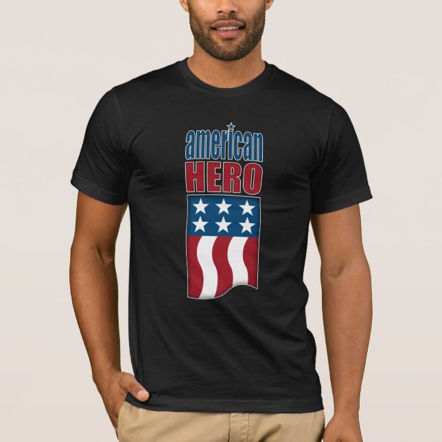 T-shirt Héros américain (Devant)