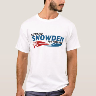 T-shirt Héros américain de Snowden pour le président