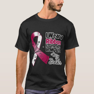 T-shirt Héros de frère dans mon Cancer de cou de tête de