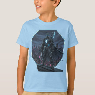 T-shirt Héros de justicier futuriste Enfant d'animé cyberp