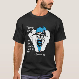 T-shirt Héros De La Santé Peut-Être Vous Êtes Né Esther 4