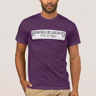 T-shirt Héros de légende : Extrémité de chemise d'âges