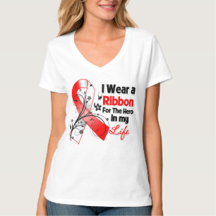 T-shirt Héros de ruban de carcinome malpighien dans ma vie