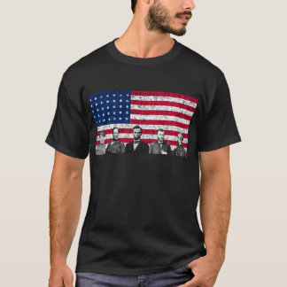 T-shirt Héros des syndicats et le drapeau américain