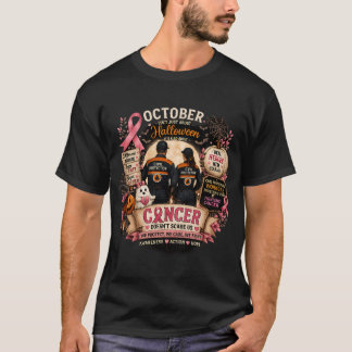 T-shirt Héros d'octobre | Protection civile Ruban rose con