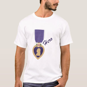 T-shirt Héros du coeur pourpre