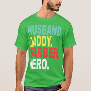 T-shirt Héros du mari Papa Hairvaiso