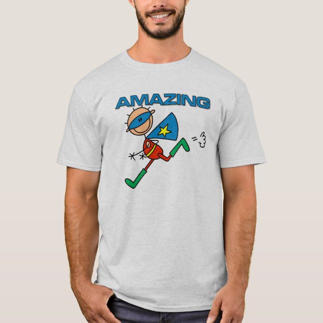 T-shirt Héros extraordinaire de garçon (Devant)