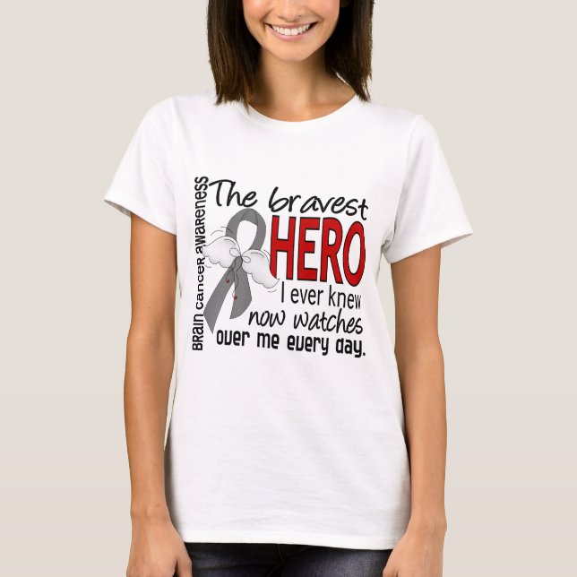 T-shirt Héros les plus courageux Je n'ai jamais connu le c (Devant)