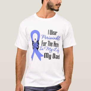 T-shirt Héros oesophagien de ruban de Cancer mon papa