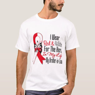 T-shirt Héros oral de ruban de Cancer mon beau-frère
