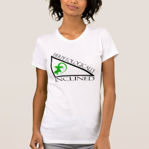 T-shirt Herpetologically a incliné