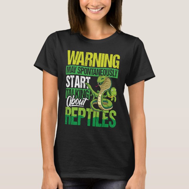 T-shirt Herpetologist Apparel Herpetology Reptile for Wome (Devant)