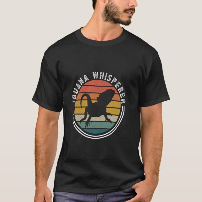 T-shirt Herpétologiste de l'oreille du reptile Iguana Whis (Devant)