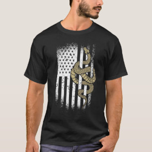 T-shirt Herpétologiste Serpent à drapeau américain