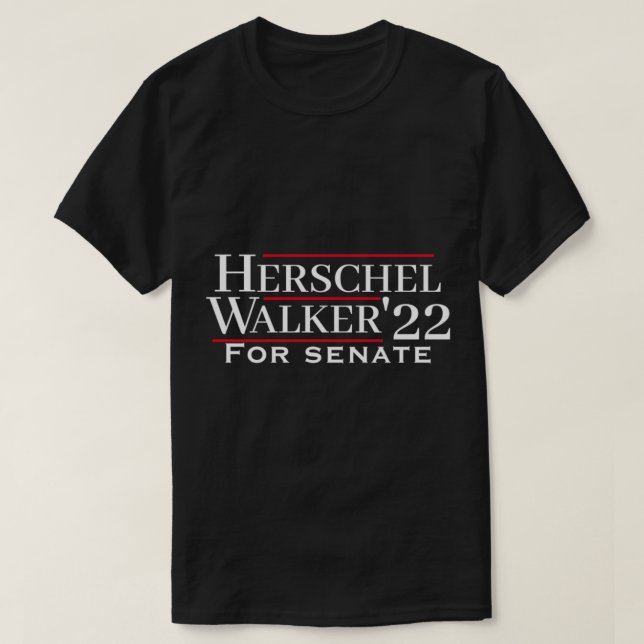 T-shirt Herschel Walker 2022 Georgia Sénat (Design devant)