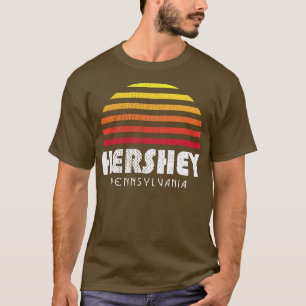 T-shirt Hershey PA Retro Sunset Pennsylvanie