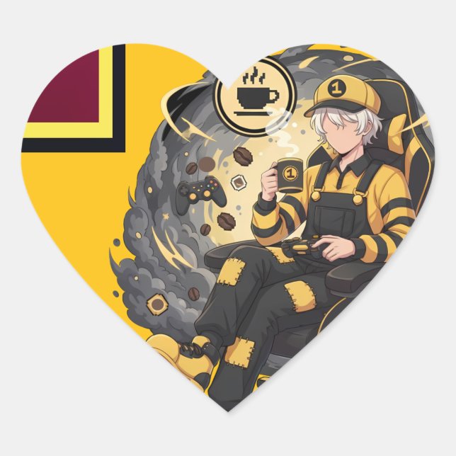 T-Shirt Herz-Aufkleber (Vorderseite)