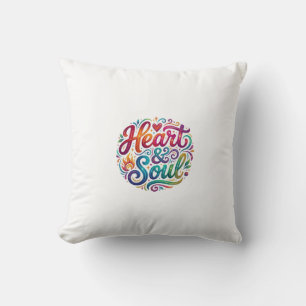 T-Shirt "Herz & Seele" – Inspirierende Liebe & Lei Kissen