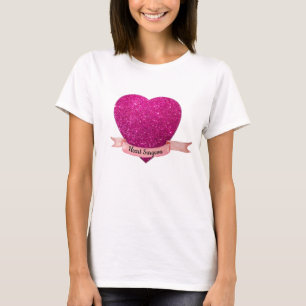T - Shirt Herzchirurg Rosa Herz