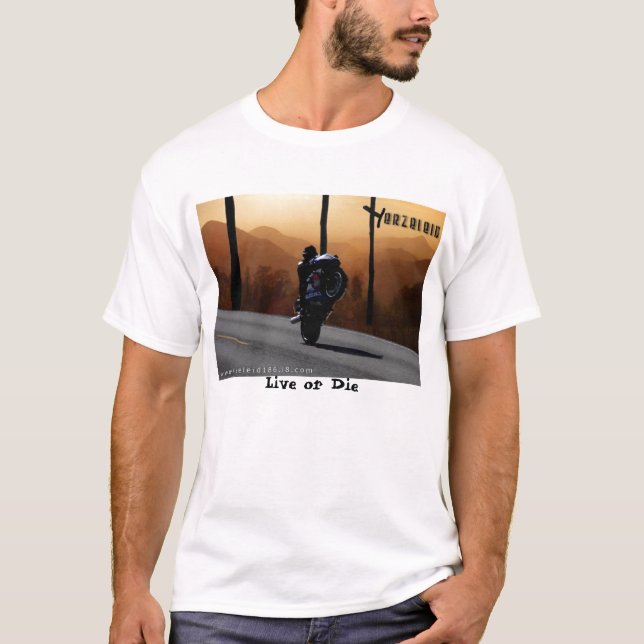 T-shirt Herzeleid, vivent ou meurent (Devant)