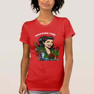 T-shirt Heure d'achat   Amoureux des Plantes rétro amusant