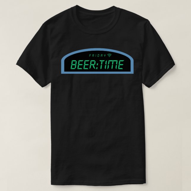 T-shirt Heure de la bière vendredi (Design devant)