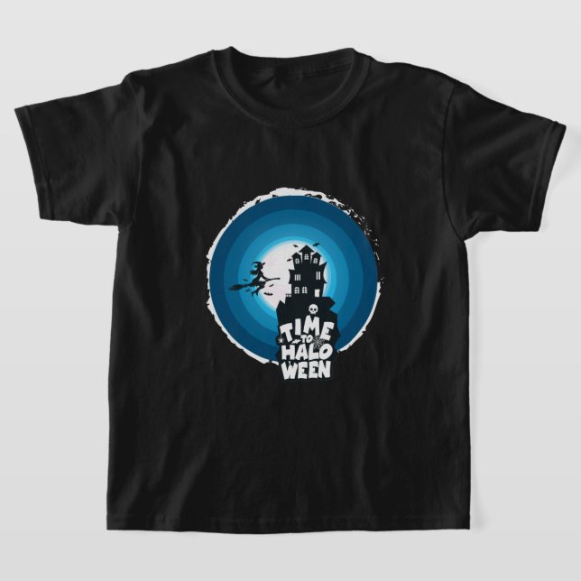 T-shirt Heure de la fête d'Halloween Costume (Poser)