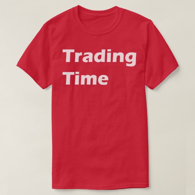 T-shirt Heure de transaction (Design devant)