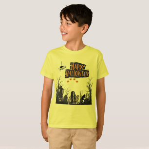 T-shirt Heure des Sorciers murmure jaune