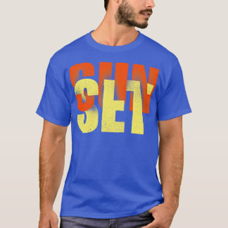 T-shirt Heure du coucher du soleil