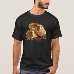 T-shirt Heure du déjeuner de Burrito pour les amateurs de