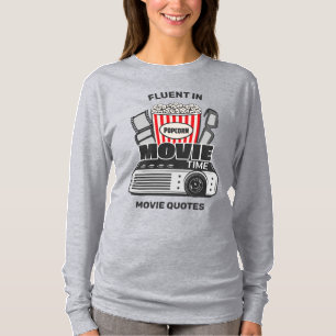T-shirt Heure du film texte personnalisé