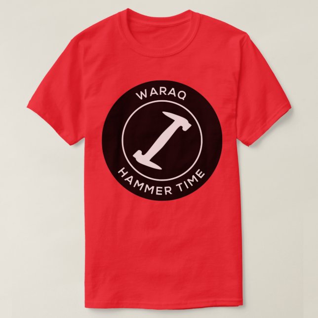 T-shirt Heure du marteau de Waraq  (Design devant)