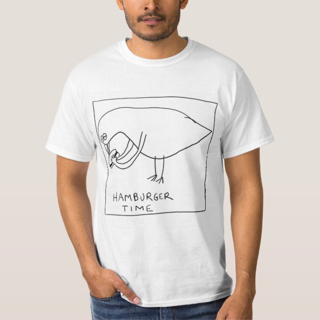 T-shirt Heure Hamburger (Devant)