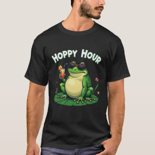 T-shirt Heure Hoppy - Drôle Frog Boire