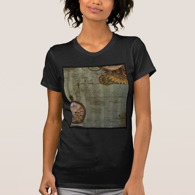 T-shirt Heure Steampunk (Devant)