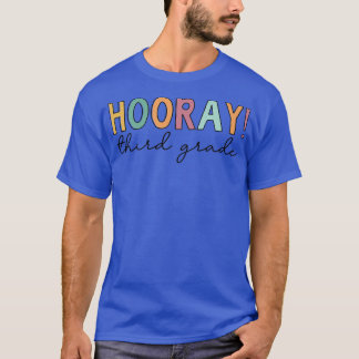 T-shirt Heure Troisième Classe, Mignonne Retour À L'École