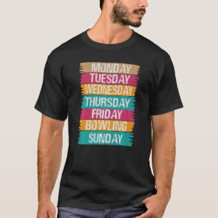 T-shirt Heures de travail Lundi Mercredi Vendredi Samedi B