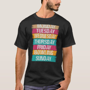 T-shirt Heures de travail Lundi Mercredi Vendredi Samedi B