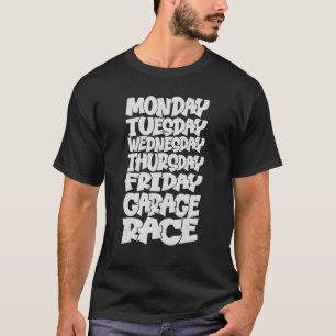 T-shirt Heures de travail Lundi Mercredi Vendredi Samedi R